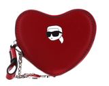 KARL LAGERFELD Interstellar Roller Derby Valentine Heart Coin Purse Red KARL LAGERFELD Interstellar Roller Derby Valentine Heart Coin Purse Red