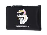KARL LAGERFELD Superstar Capsule K / Superstars Zip Card Holder Black KARL LAGERFELD Superstar Capsule K / Superstars Zip Card Holder Black