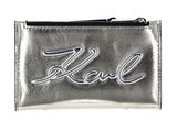 KARL LAGERFELD Interstellar Roller Derby K / Signature Zip Card Holder Metallic Gold KARL LAGERFELD Interstellar Roller Derby K / Signature Zip Card Holder Metallic Gold