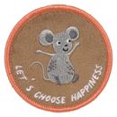 Lässig School Patches Set 3-teilig Mouse, Beaver, Hedgehog