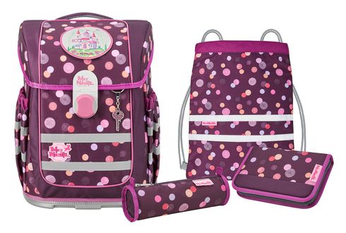 McNeill Ergo Complete Schoolbag Set 5-teilig Ruby