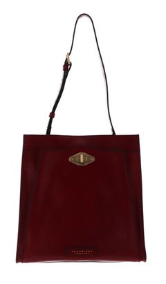 THE BRIDGE Barbara Hobo Bag Rosso Ribes / Oro