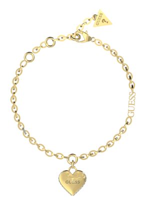 GUESS Falling in Love Heart Bracelet Gold