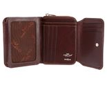 Golden Head Colorado RFID Protect Zipped Billfold Coin Wallet Tabacco