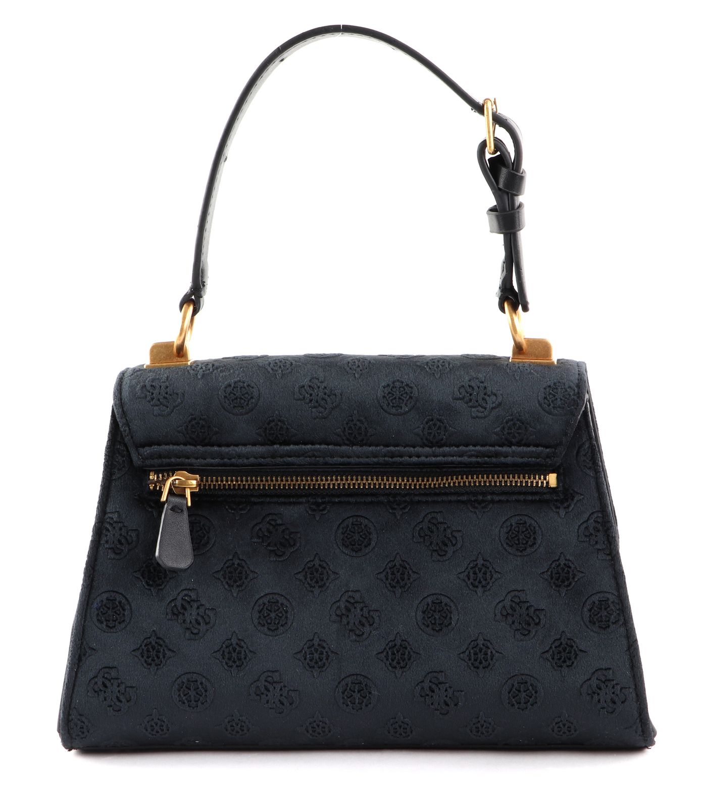 GUESS Stephi Top Handle Flap Bag Black modeherz