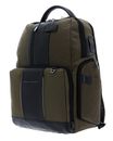 PIQUADRO Brief2 Computer Backpack With CONNEQU Verde Militare