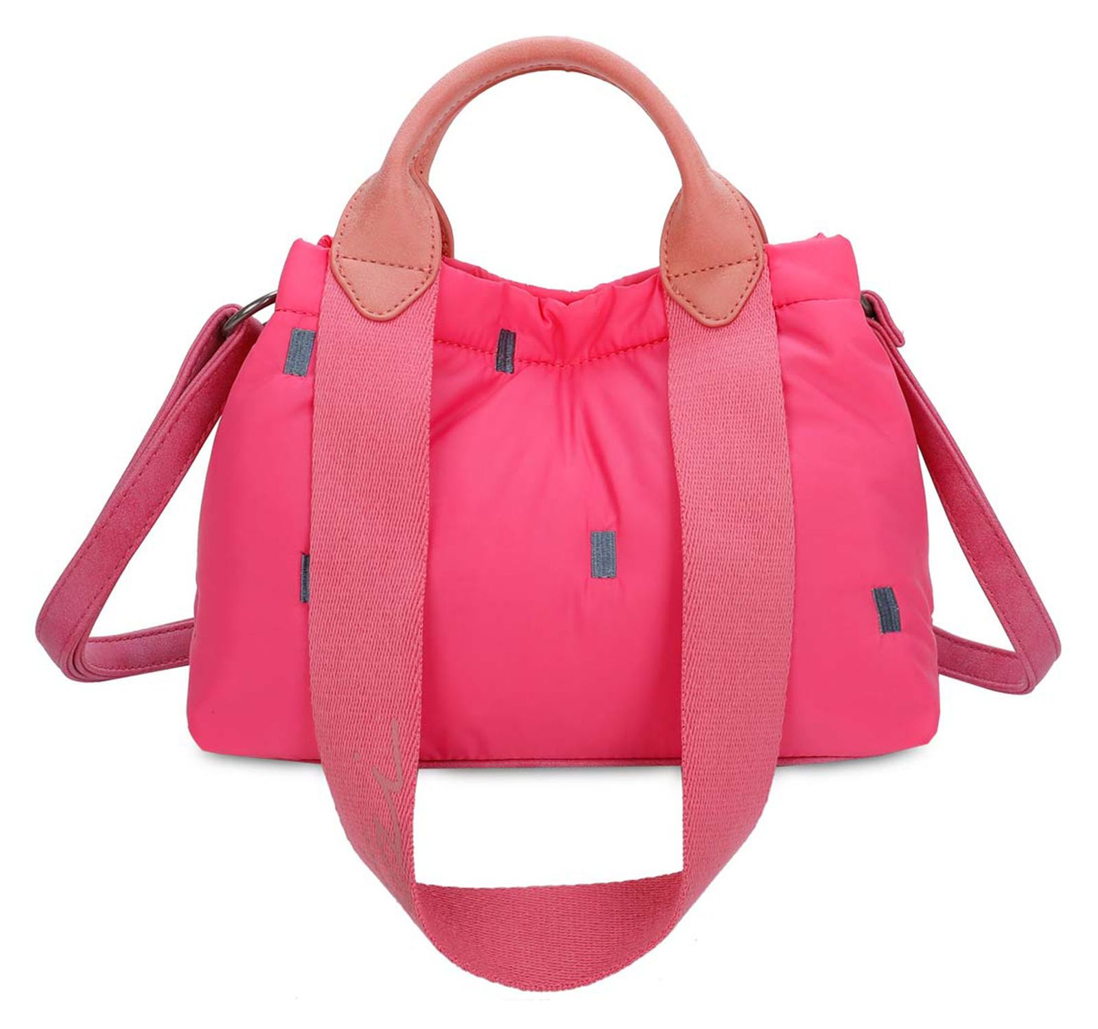 thumbnail image 2 of Pink Flamingo Laptop Messenger Bag - Unique Flamingo Print Computer Bag 2 of 13