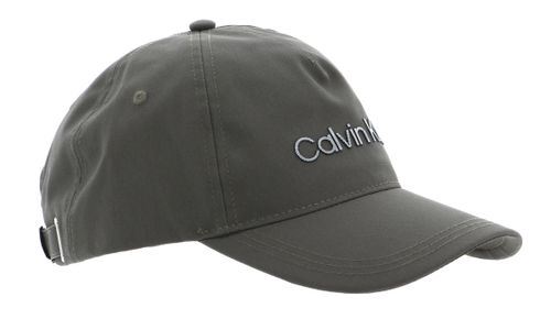 Calvin Klein Coated RTW Branding Cap Dark Olive