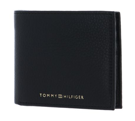 TOMMY HILFIGER TH Premium Leather Mini CC Wallet Black