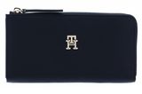 TOMMY HILFIGER TH Flow Solid Zip Around Wallet L Black TOMMY HILFIGER TH Flow Solid Zip Around Wallet L Black