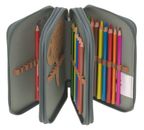 Lässig Unique School Triple Pencil Case Green Lässig Unique School Triple Pencil Case Green