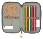 Lässig Unique School Triple Pencil Case Green Lässig Unique School Triple Pencil Case Green