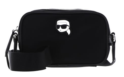 KARL LAGERFELD K / Ikonik 2.0 Nylon Camera Bag Black