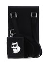 KARL LAGERFELD K / Ikonik 2.0 Leather Multpouch Black KARL LAGERFELD K / Ikonik 2.0 Leather Multpouch Black