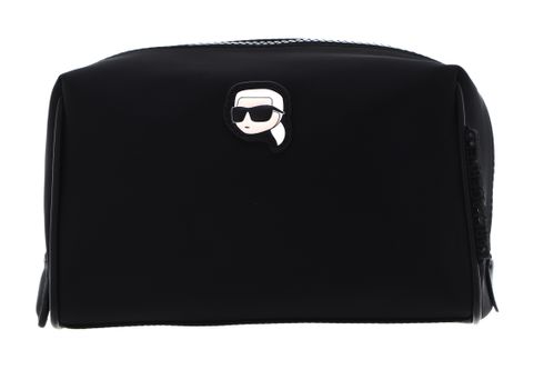 KARL LAGERFELD K / Ikonik 2.0 Nylon Vanity Case Black