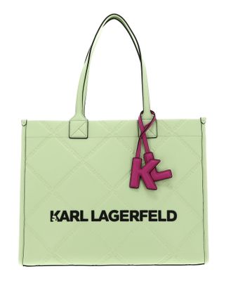 KARL LAGERFELD K / Skuare Embossed Logo Tote Bag Mojito