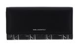 KARL LAGERFELD K / Ikonik 2.0 Mono CC Cont Zip Wallet Black