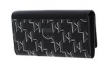 KARL LAGERFELD K / Ikonik 2.0 Mono CC Cont Zip Wallet Black