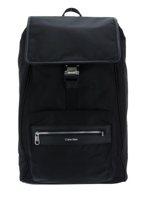 Calvin Klein CK Elevated Flap Backpack CK Black