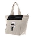KARL LAGERFELD K / Ikonik 2.0 Karl Zip Shopper Natural KARL LAGERFELD K / Ikonik 2.0 Karl Zip Shopper Natural