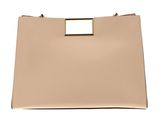 SEIDENFELT MANUFAKTUR Bjerre Long Shopper Creamy Cloud / Gold