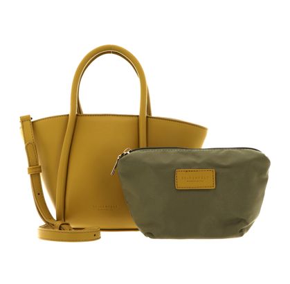 SEIDENFELT MANUFAKTUR Lyngby Mini Shopper Lemon Crush / Gold