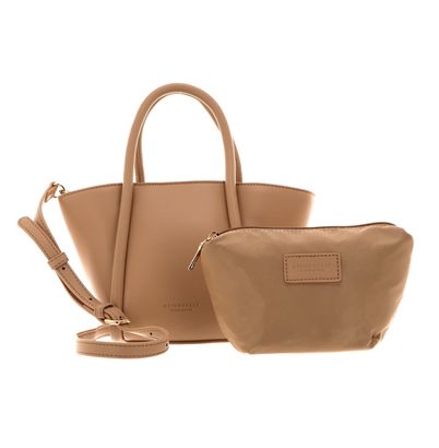 SEIDENFELT MANUFAKTUR Lyngby Mini Shopper Cookie Dough / Gold