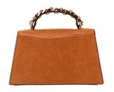 SEIDENFELT MANUFAKTUR Vium Handbag with lock Dark Honey / Gold SEIDENFELT MANUFAKTUR Vium Handbag with lock Dark Honey / Gold