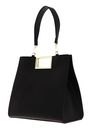 SEIDENFELT MANUFAKTUR Bjerre Hobo Bag Black / Gold