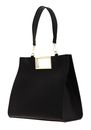 SEIDENFELT MANUFAKTUR Bjerre Hobo Bag Black / Gold