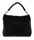 abro Leather Dalia Hobo Bag Poppy Black / Nickel
