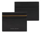 HUGO BOSS Gear Card Holder Black Yellow HUGO BOSS Gear Card Holder Black Yellow