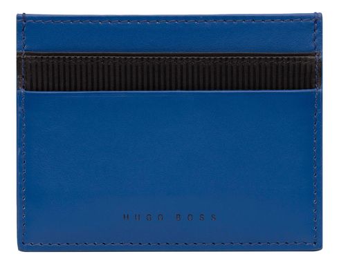 HUGO BOSS Credit Card Holder Matrix Blue