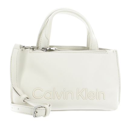 Calvin Klein CK Set Mini Tote Dark Ecru