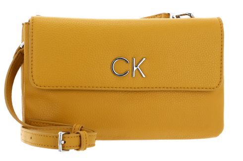 Calvin Klein Re-Lock DBL Crossbody Bag PBL Monarch Gold