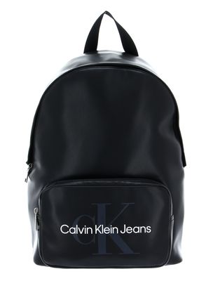 Calvin Klein CKJ Monogram Soft Campus Backpack 40 Black