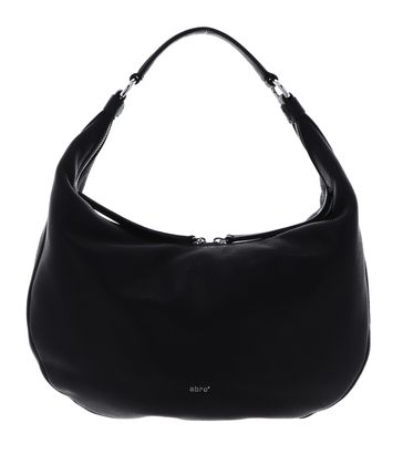 abro Leather Dalia Hobo Bag Nana S Black / Nickel