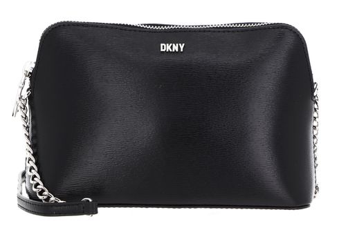 DKNY Bryant Sutton Dome Crossbody Bag Black / Silver