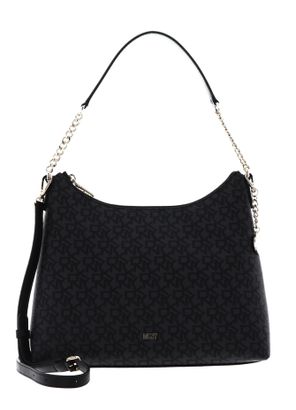 DKNY Bryant Hobo Bag BK Logo - BK