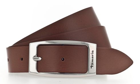 Tamaris Leather Belt W80 Cognac