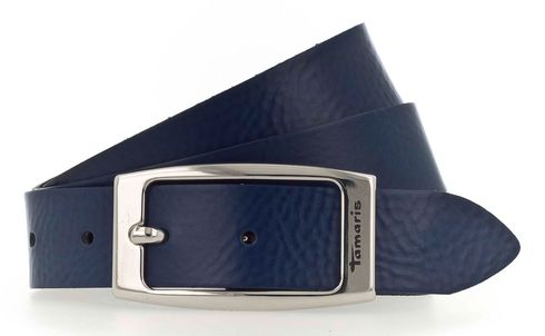 Tamaris Leather Belt W80 Petrol Blue