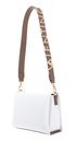 VALENTINO Alexia Satchel Bianco / Cuoio