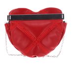 KARL LAGERFELD K / Evening Arkive Heart Clutch Rot