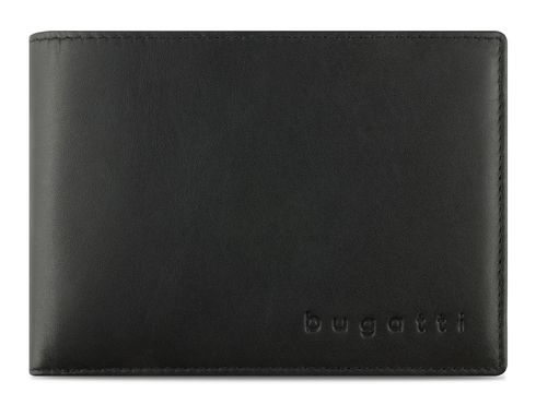 bugatti Super Slim Wallet Horizontal With Flap Black