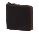 BUCKLE & SEAM Grind Blu Zip Wallet Brown