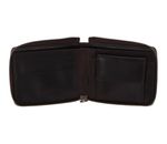 BUCKLE & SEAM Grind Blu Zip Wallet Brown