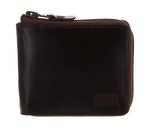 BUCKLE & SEAM Grind Blu Zip Wallet Brown