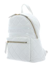 人気【Valentino Bags】Rised Re ロゴ バックパック リュック 白 新作【VALENTINO BAGS】Rised Re ロゴ バックパック リュック