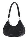 COCCINELLE Carrie Pailettes Mini Bag Noir / Noir