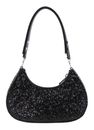 COCCINELLE Carrie Pailettes Mini Bag Noir / Noir